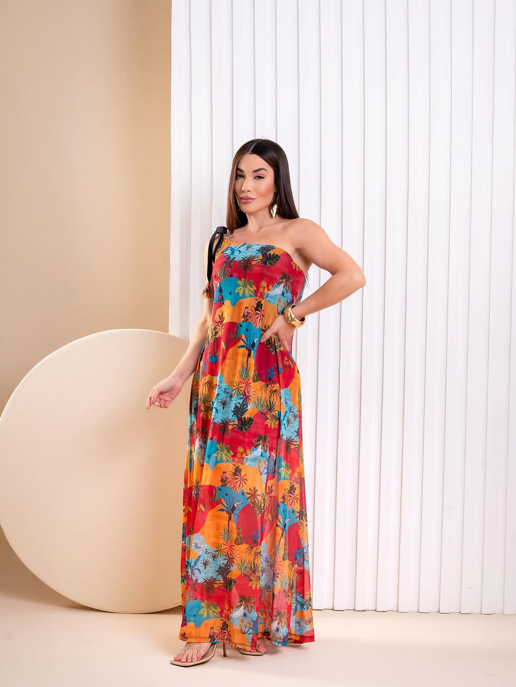 Vestido Aurora Tropical