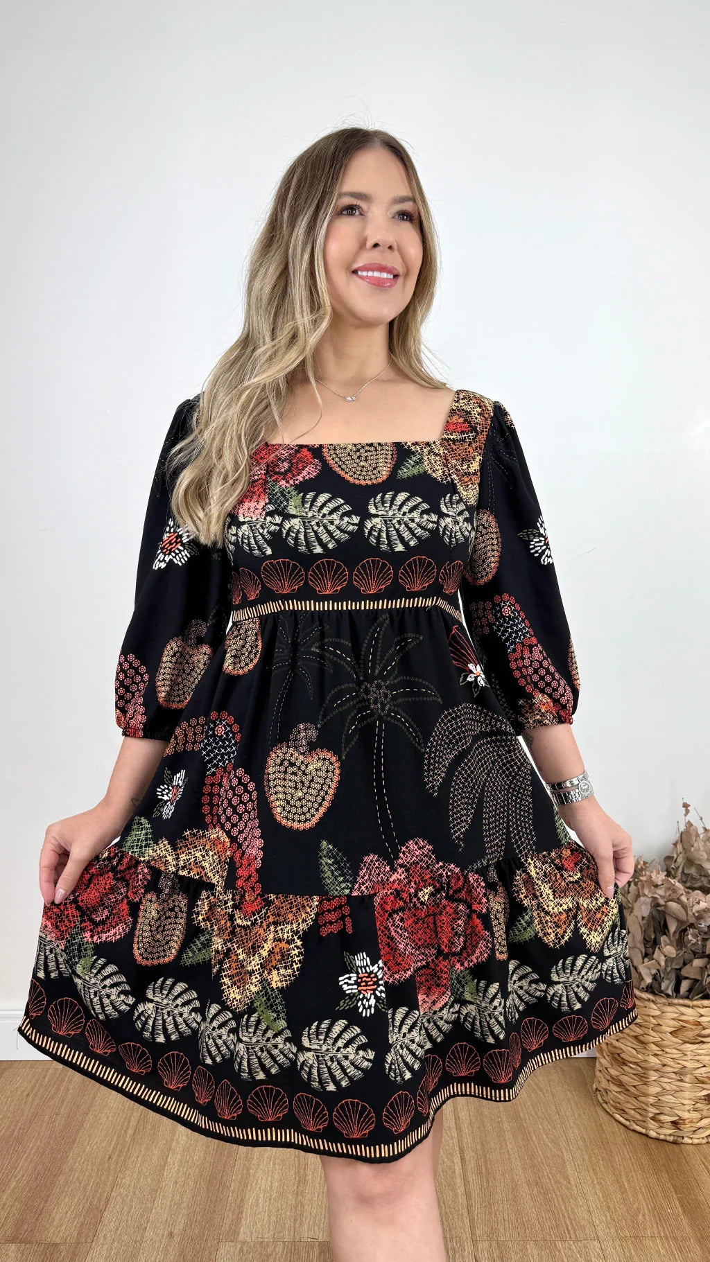 VESTIDO ADELIA FARM (VÁRIAS CORES DISPONÍVEIS)