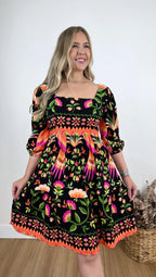 VESTIDO ADELIA FARM (VÁRIAS CORES DISPONÍVEIS)